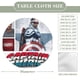 thumbnail image 2 of Capitán América 4-theme Fitted Round Tablecloths Elastic Edged Table Covers Waterproof Table Cloth for Kitchen Holiday Party Tables Decor 120cm, 2 of 6