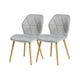 thumbnail image 1 of Pack 2 Sillas Aviador Para Comedor Simil Madera Gris, 1 of 3