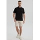 thumbnail image 4 of Polera Hombre Slim Cuello Camisero Negro, 4 of 4