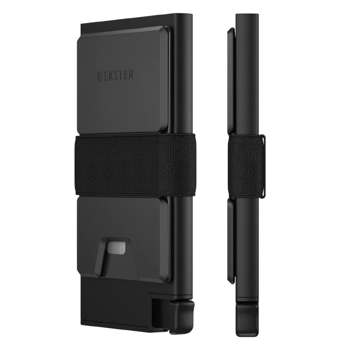 Tarjetero Ekster, Aluminio, Bloqueo Rfid, Negro Mate