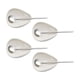 thumbnail image 2 of Bandejas De Café Individuales Con Cucharas Tazas Dosificadoras De Granos De Café Para Café En Casa 4 Tazones 4 Cucharas, 2 of 3