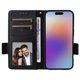 thumbnail image 2 of Funda Cartera para iPhone 17 Tapa Flip con Ranuras y Soporte Negro, 2 of 5