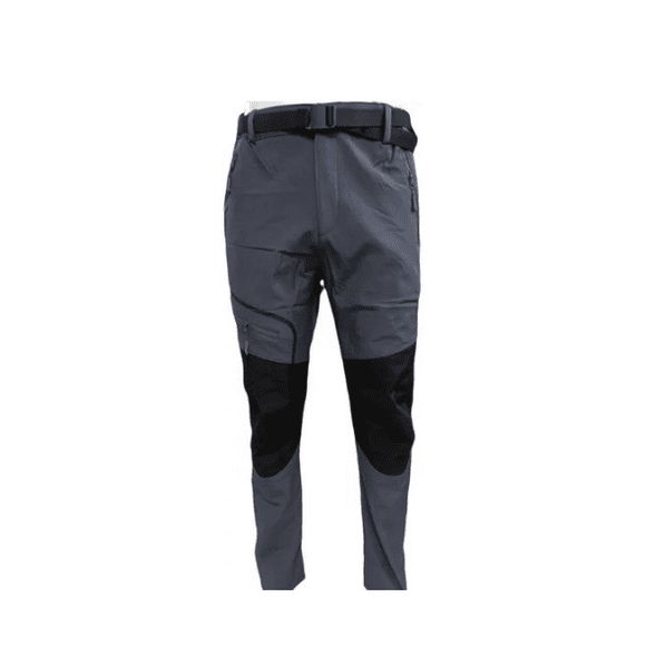 Pantalón outdoor hombre impermeable para nieve, color plateado S