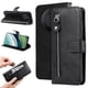 thumbnail image 1 of Funda con Cremallera para Huawei Mate 60 Pro, Carcasa Cartera de Cuero PU con Soporte y Tarjetero, 1 of 6