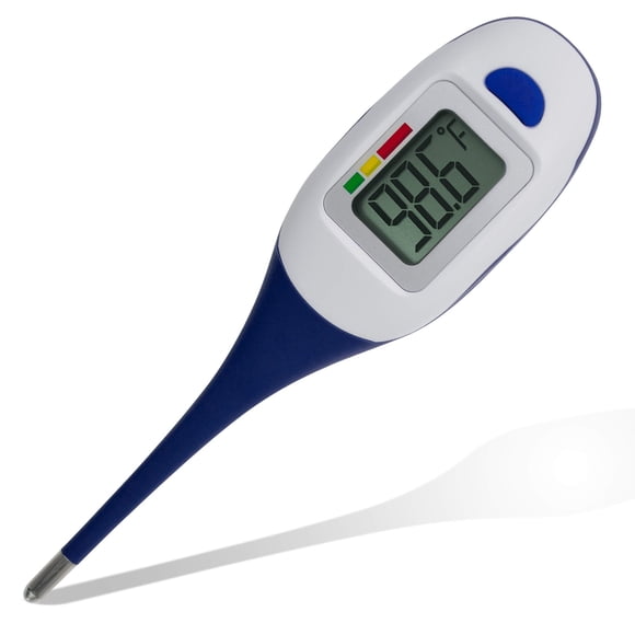 Termómetro Apex LCD de cara grande de lectura rápida para adultos/niños