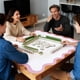 thumbnail image 5 of Tapete de Mahjong ZWFCGMMBC 82 cm Rosa Antideslizante para 4 Jugadores, 5 of 6