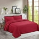thumbnail image 1 of Cubrecama quilt pompones 2 plazas color rojo, 1 of 3