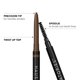 thumbnail image 4 of Lápiz de cejas Haus Laboratories THE EDGE Marrón Negro, 4 of 8