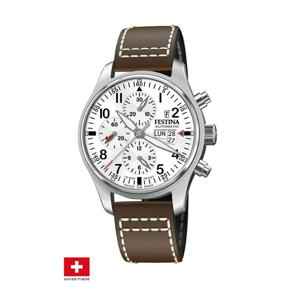 Reloj F20150/1 Festina Swiss Blanco Hombre Swiss Made