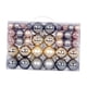 thumbnail image 2 of 100x adornos de bolas de Navidad decoraciones colgantes para de Navidad bolas de Navidad para boda fiesta de graduación aniversario de año Nuevo Hierro Gris Oro, 2 of 5