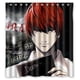thumbnail image 1 of Cortina de ducha Death Note, juego de cortina de baño con ganchos, tamaño 66 x 72 pulgadas, 1 of 3