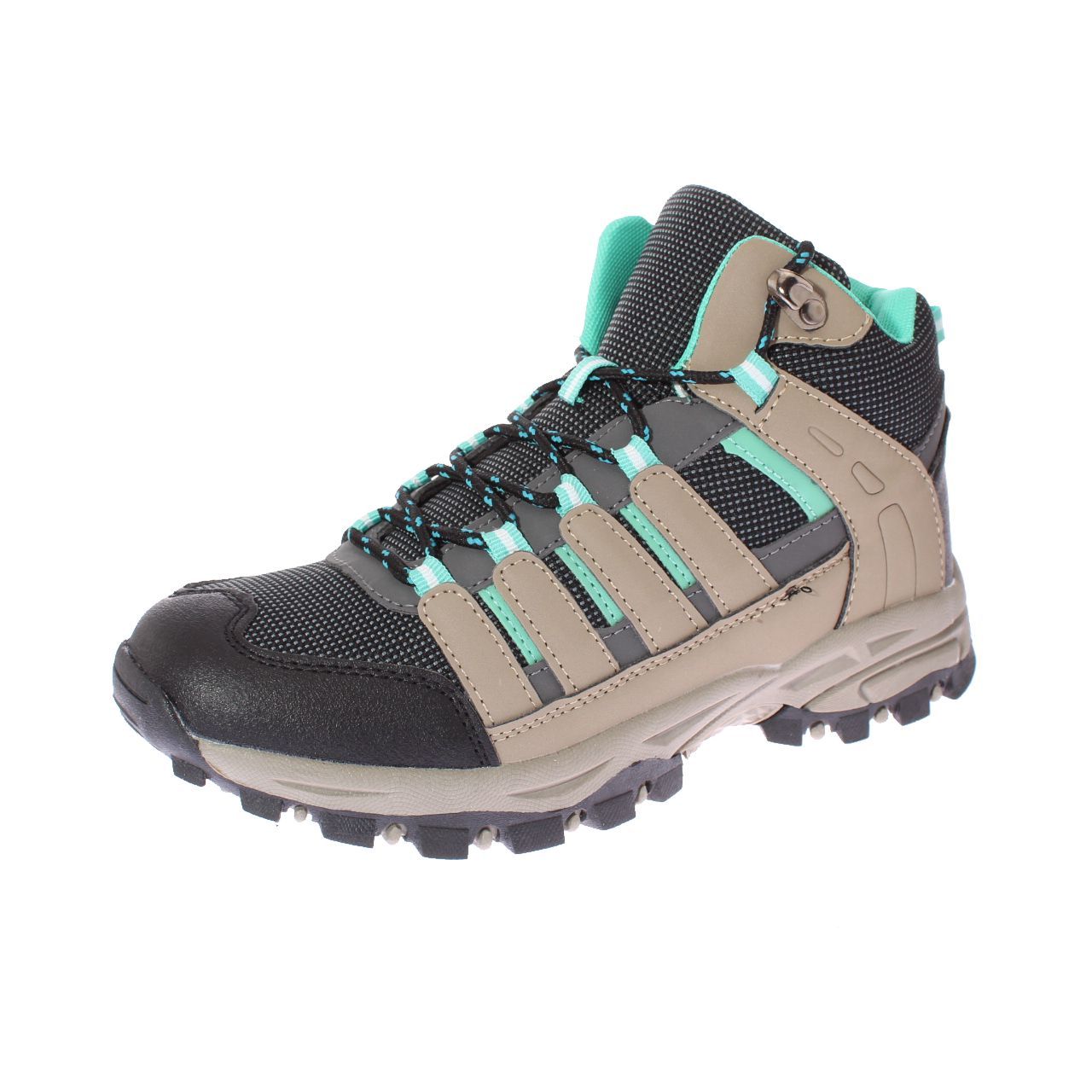 Zapatilla Outdoor Gris / Verde Agua Vía Franca