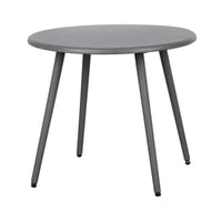 Escandinavia - Mesa Redonda Deco Plastico Nórdica 51,5*51,5*44,5 Gris