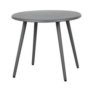 Escandinavia - Mesa Redonda Deco Plastico Nórdica 51,5*51,5*44,5 Gris Gris Oscuro Tamaño Unico