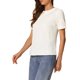 thumbnail image 4 of INSPIRE CHIC Blusa con Cuello Peter Pan para Mujeres Regreso a Clases Jacquard Floral Manga Corta Abullonada Kawaii Talla L Albaricoque, 4 of 5