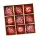 thumbnail image 2 of 9 Adornos Navideños de Bolas Irrompibles para Decoración de Navidad, Color Rojo, 2 of 3