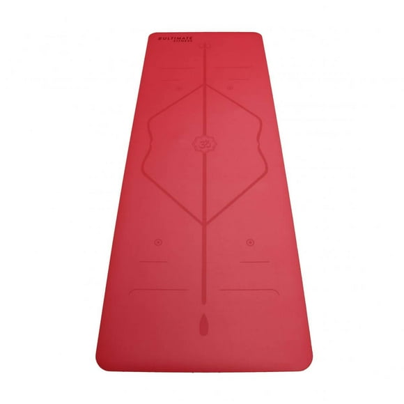 Mat Yoga Premium Pu Natural Rubber 5 mm Rojo