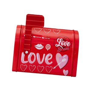 Bothyi - Buzón De Juguete Decoración Del Día De San Valentín Caja De Regalo Para Tarjetas De Felicitación Caramelos Merienda Rojo