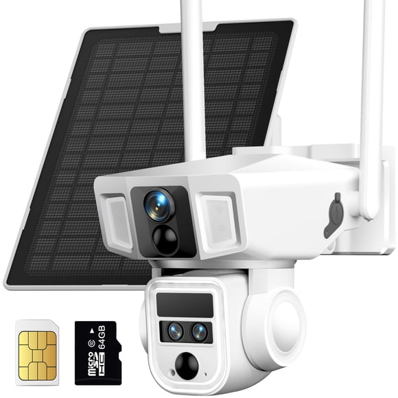 Cámara de seguridad Dragon Touch 4G 4K Solar Outdoor 10x Zoom