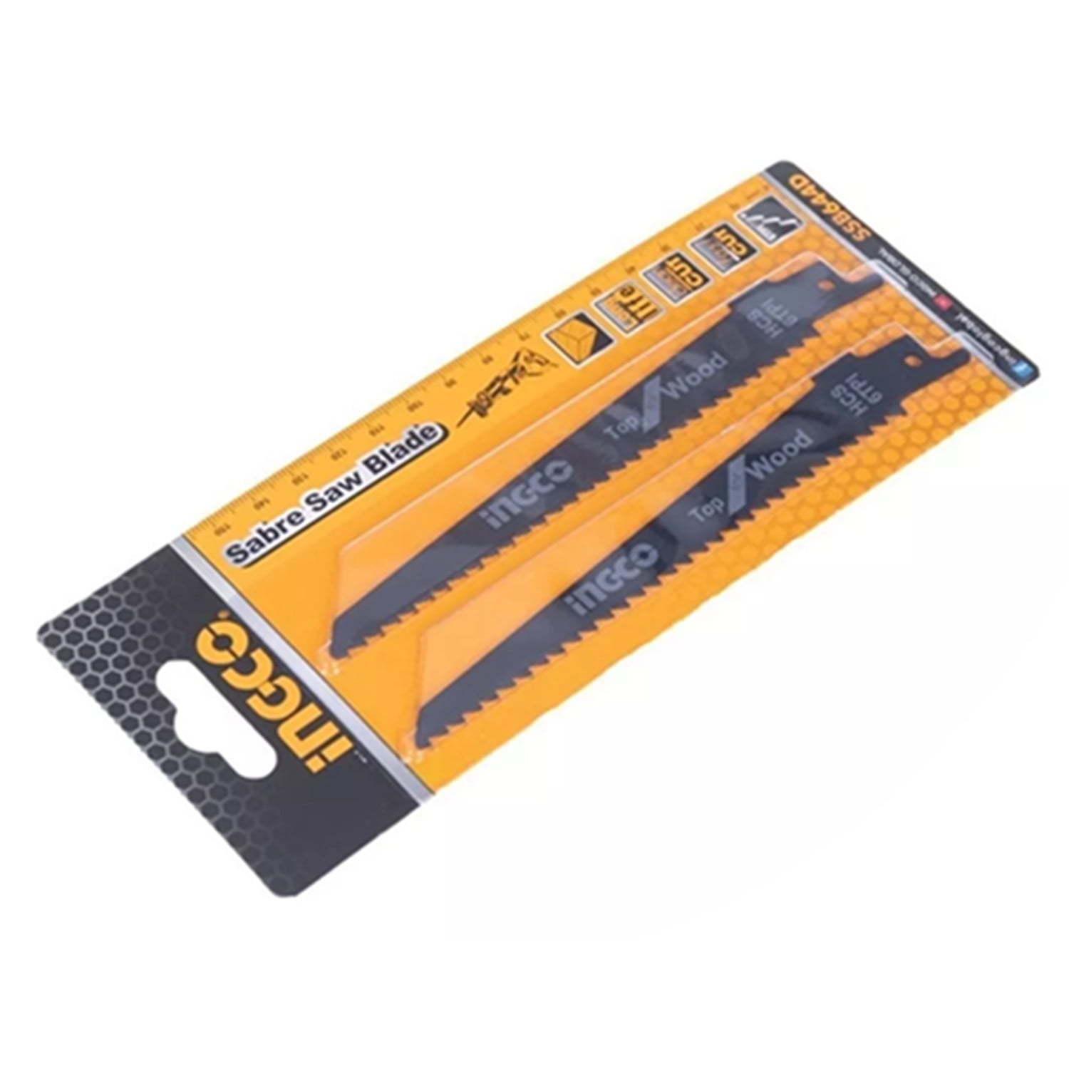 Set Repuesto Hoja Para Sierra Sable Madera 2 Pcs Ingco