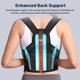 thumbnail image 3 of Corrector de postura Fit Geno para mujeres y hombres, ajustable XS/S, 3 of 7