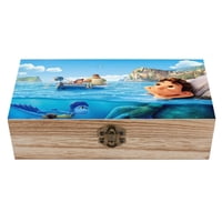 Desmarcar - Luca Caja Organizadora De Madera Rústica - Caja Decorativa Multifuncional Para Escritorio, Hogar, Oficina, Joyas Y Manualidades