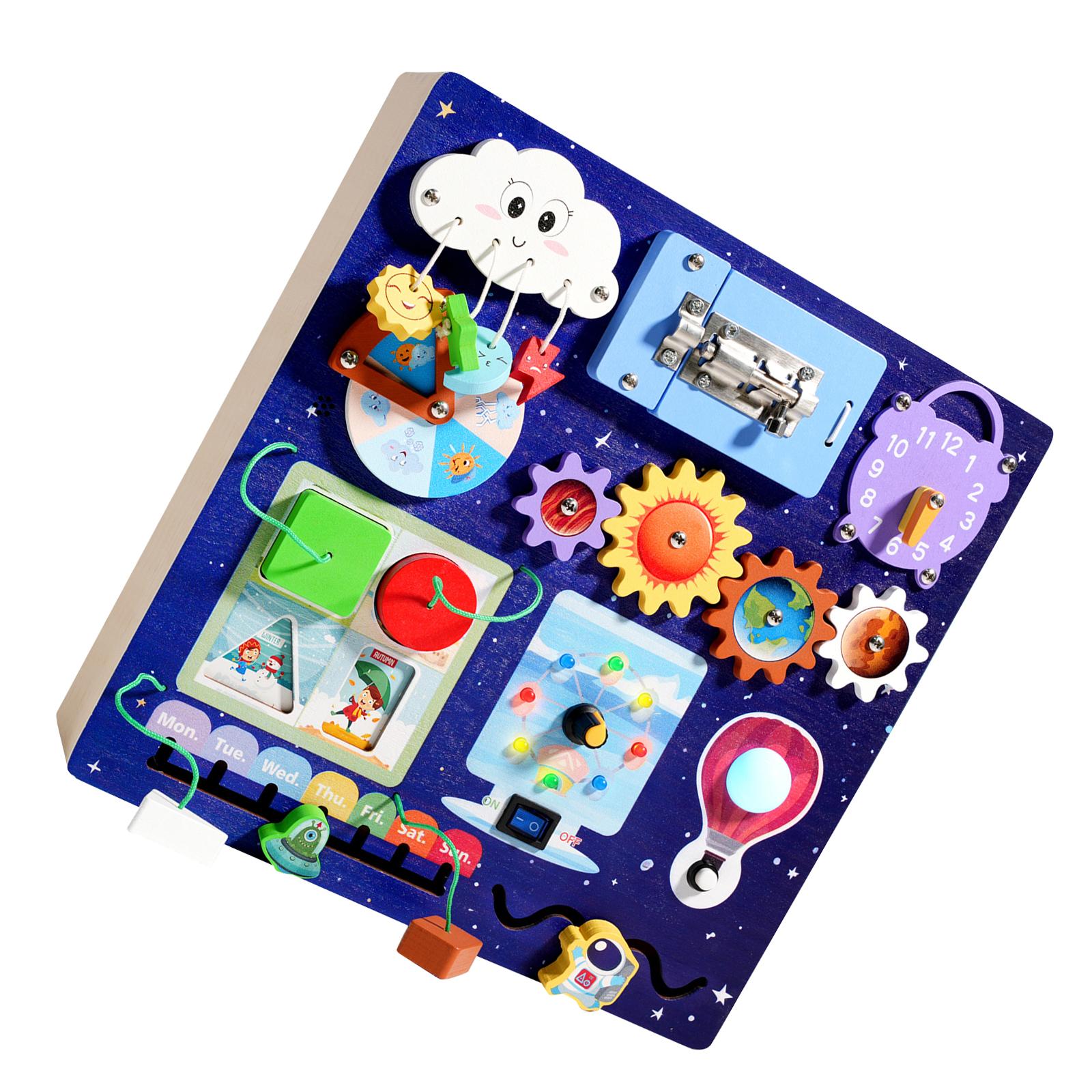 Magideal - Tablero De Actividades De Exploración, Juguete De Aprendizaje, Tablero Interactivo Divertido Y Versátil Para Niños Mayores De 3 Años, Ideal Para Viaje