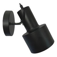 Genérico - Lámpara Aplique Pared Negro Cabecera Ajustable Jhn