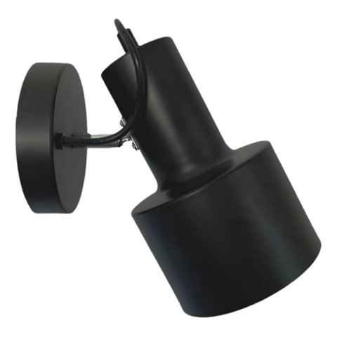 Genérico - Lámpara Aplique Pared Negro Cabecera Ajustable Jhn