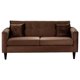 thumbnail image 1 of Sofa New Retro 3 Cuerpos Felpa 00 Chocolate, 1 of 5