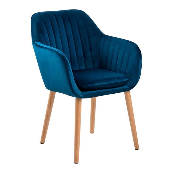 Sitial Nevada Velvet Woood - Azul