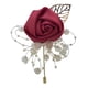 thumbnail image 5 of Novio Novia Corsage Artificial Para Boda Dama De Honor Padrinos De Boda Rojo, 5 of 5