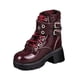 thumbnail image 1 of Botas De Moda De Tacón Alto A Escala 1:6 Para Modelos De Muñecas De 12 Pulgadas, Figuras Femeninas, Color Rojo, 1 of 3
