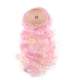 thumbnail image 1 of 1/6 peluca rizada larga con cabeza de cuero cabelludo para Blythe Doll DIY Accs Pink, 1 of 3