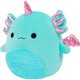 thumbnail image 2 of Peluche Squishmallows Bellamy Ajolote Turquesa 20.3 cm, 2 of 9