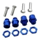 thumbnail image 1 of Conversión De Adaptador De Cubo Hexagonal De Rueda De 12 Mm A 17 Mm Para Coche 1/10 RC Azul Oscuro, 1 of 5