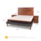 thumbnail image 3 of Cama Europea Curve Bee Comfort 2 Plazas Bd Milan S/T, 3 of 11