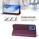 thumbnail image 3 of Funda Billetera con Soporte para Motorola Moto G 2024 5G Bloqueo RFID Plegable Violeta, 3 of 6