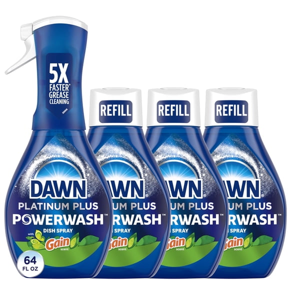 Spray Dawn Powerwash Gain Original 1.89 L Kit de Inicio con 3 Recambios