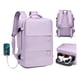 thumbnail image 5 of Mochila de Viaje 35 L con Compartimento para Laptop 15.6" y Puerto USB, Impermeable,Morado, 5 of 6