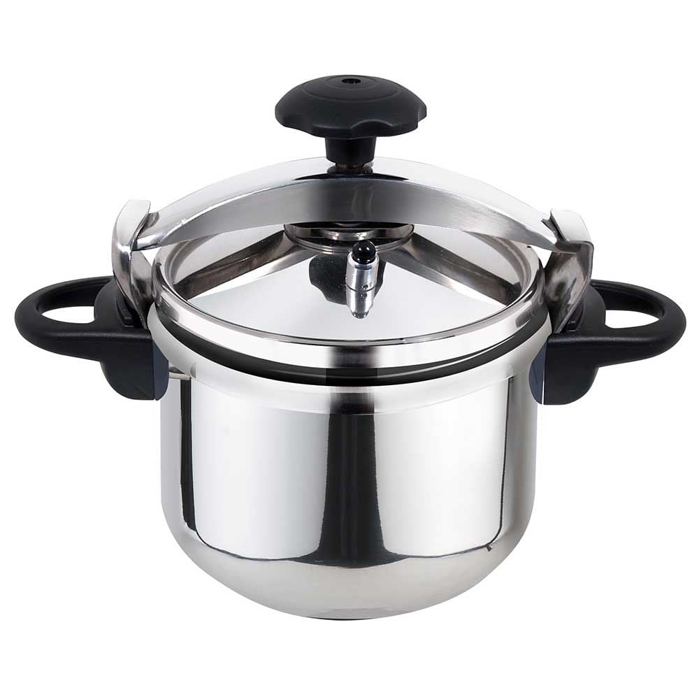 Marmicoc - Olla A Presión Clásica De Acero 6L Plateado 1 Piezas