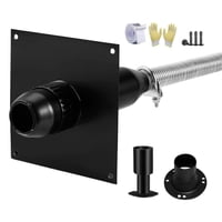 Magideal - Kit De Componentes De Extensión De Escape Del Generador, Escape De Ventilación Segura De Acero Inoxidable