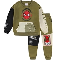 Conjunto De Buzo Y Pantalón De Polar Marvel Spider-Man Para Niños