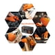thumbnail image 4 of Guantes de protección ANBOSON de nitrilo resistentes, 10 mil, talla grande, 4 of 6