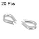 thumbnail image 3 of REGALWOVEN M3 Acero Inoxidable 3/32"-1/8" Guardacabos de Cable de Acero 20 Piezas, 3 of 3