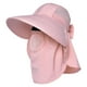thumbnail image 1 of 1 sombrero de pescador de verano para exteriores con protector solar, ala grande, con máscara facial, chal, sombrero para el sol, 1 of 5