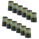 thumbnail image 4 of 12 Piezas De Férrulas De Hierro De Golf Duraderas Para Punta Cónica, Tama?o De Cu?a De Hierro .370, Tapas De Extremo, Azul, Amarillo, Negro, 4 of 5