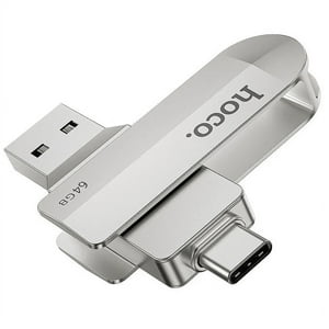 Hoco. - Pendrive Hoco Ud10 Usb-C To Usb 3.0 Flash Drive 64Gb Metal Grey