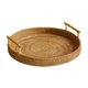 thumbnail image 1 of Bandeja De Almacenamiento Bandeja Redonda Tejida Decorativa Para Alimentos De Pan De Fruta, 1 of 5