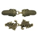 thumbnail image 3 of 2 Clips Para Cárdigan Para Mujer, Cierres Para Capa, Diseño Retro, Clips Para Suéter, Color Bronce, 3 of 5
